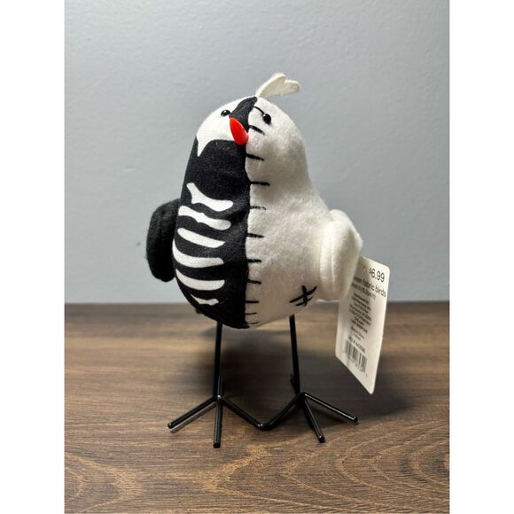 Spooky Village Skeleton fabric bird Halloween decoration - Picture 1 of 5